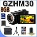 JVC GZ-HM30 HD Everio Camcorder (Black) BigVALUEInc Accessory Saver 8GB Bundle