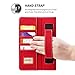 Snugg iPad mini Executive Case Cover and Flip Stand in Red Leather