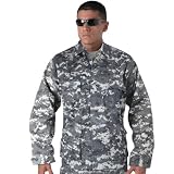 Subdued Urban Digital Camouflage Military BDU Fatigue Shirt
