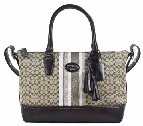 coach legacy stripe purse