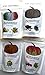 Gourmet Pumpkin Seeds Variety Pack Bundle of 4: Tomato Italiano, Coco Joe, Really Naked, Super Spicy