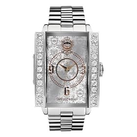 Marc Ecko Men's Rectangle Repeating Pattern Watch #E12505G1