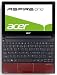 Acer Aspire one D255E 25,65 cm (10,1 Zoll) Netbook (Intel Atom N455, 1,6 GHz, 1GB RAM, 250GB HDD, Intel 3150, Bluetooth, Win 7 Starter) rot