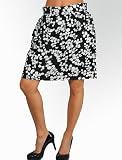 Plus Size White Leaf Garden Skirt