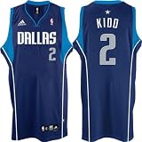 Men's Jason Kidd #2 Dallas Mavericks Embroidered NBA Swingman Basketball Jersey by Adidas (Navy-Whit(Size=XXX-LARGE)