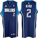 Men's Jason Kidd #2 Dallas Mavericks Embroidered NBA Swingman Basketball Jersey by Adidas (Navy-Whit(Size=XXX-LARGE)
