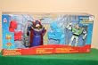 Disney TOY STORY 2 ALs Toy Barn Battle Set ROCK'EM SOCK'EM Robots Buzz Lightyear Evil Emperor Zurg New In Box International Version Rare Hard to Find Mattel