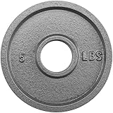 Crown Sporting Goods 2-inch Olympic Style Iron Weight Plate
