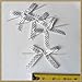25pcs Pre-tied Ribbon Bows for Halloween - Polka Dot Black
