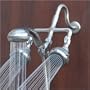 Captain's Quarters Combination Shower Head System, Brushed Nickel