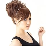 PRiSiLA プリシラ バレッタ付きウィッグ ふわふわカール;1300051