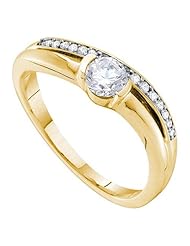 0.42CTW DIAMOND 0.33CTW ROUND CENTER BRIDAL RING