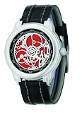 Fossil BG2162 Gents Leather Strap Watch With Red Dial