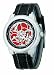 Fossil BG2162 Gents Leather Strap Watch With Red Dial