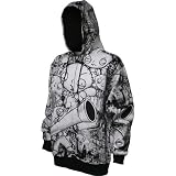 Family Guy Stewie All-Over Mens Zip Front Hooded Sweatshirt