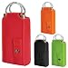 Brunello - Red/Grey Neoprene Two Bottle Wine Tote Picnic Wine Carriers