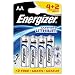 Energizer Ultimate Battery Lithium LR06 1.5V AA [Pack 6 For 4]