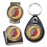 NBA Portland Trailblazers Key Chain, Money Clip & Magnet Clip Set