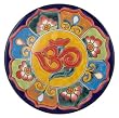 Large Multi-Color Mexican Talavera Om