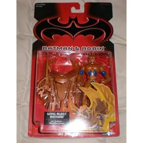 Batman and Robin: Wing Blast Batman Figure with Sudden Alert Bio Wings by Batman