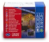 Konstsmide 3611-500 Micro LED Lichterkette (80 bunte Dioden, 24V Au&szlig;entrafo, 4.8W, schwarzes Kabel)