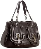 Fendi B. Fendi Small Brown Nappa Spalmati Handbag 8BN165-WTC-F0DBE
