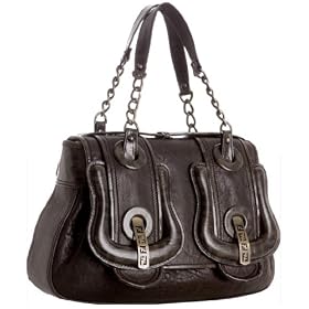 Fendi B. Fendi Small Brown Nappa Spalmati Handbag 8BN165-WTC-F0DBE