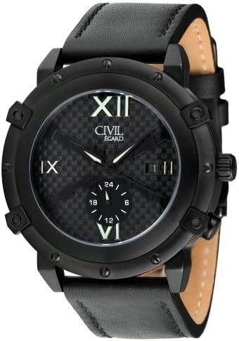 Egard Watches Men's Civil Renegade Black