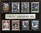 C&I Collectables NFL Dallas Cowboys Troy Aikman 8 Card Plaque