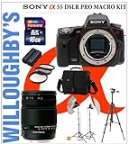 Sony Alpha SLT-A55 Digital SLR Camera Body + Sigma 18-250mm f/3.5-6.3 DC OS ....
