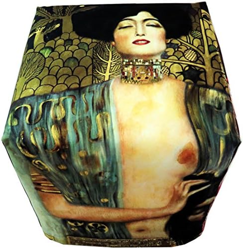Cube Ottoman 18x18, Gustav Klimt