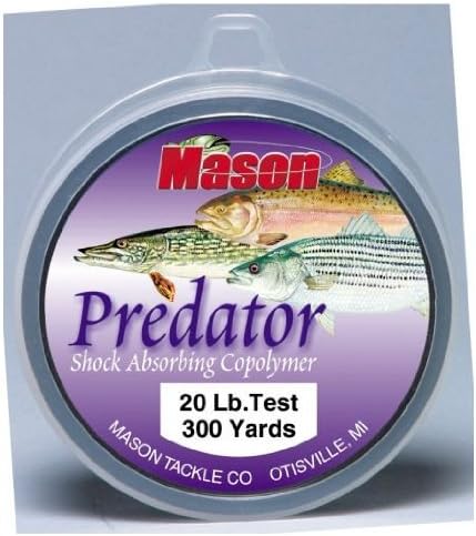 Mason Tackle Company PL-300-30 Predator Shock Absorbing Co-Polymer - 30 lb.
