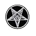 Hot Leathers, PENTAGRAM GOAT, High Thread Iron-On / Saw-On Rayon PATCH - 4