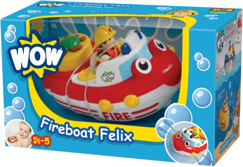 WOW Fireboat Felix - Water Play Boat (2 Piece 