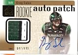 2011 Upper Deck SP Authentic Greg Salas Hawaii St Louis Rams Patch Autograph