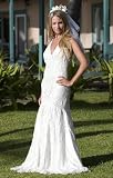 South Beach Informal Beach Wedding Dress(White=Size 16,In Champagne=10)
