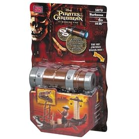 Megabloks Pirates of The Caribbean At Worlds End Captain Barbosa 35 Piece Set