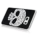 S6 Edge+ Plus Case - Mavis's Diary 2 Pcs Hard PC Cases for Samsung Galaxy S6 Edge Plus (Not for S6 and S6 Edge) Special White Skull + Colorful Flowers Skull Fashion Print Pattern Covers