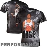 NBA Chicago Bulls Derrick Rose Sublimated High Definition Photo Tee Shirt Boys'