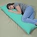 Crescent Multiple Colors – Zippered Aqua Blue Body Pillowcase- 100% Pure & Natural Cotton 200 Thread Count 21