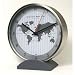 Bai GMT Silver Stainless Steel Convertible Clock