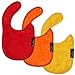 Mum 2 Mum Infant Wonder Bib - 3 pack - Red, Orange, Yellow