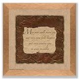 Smith-Haynes - Words To Live By Red/Gold Leaf: May your walls know - Gold Frame 14.5