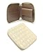 Men's Fabric Wallets - Bvlgari Beige Fabric And Brown Leather Small Zip Wallet BVL22245