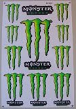 MONSTER モンスター クロー ステッカー シート グリーン 028 rock