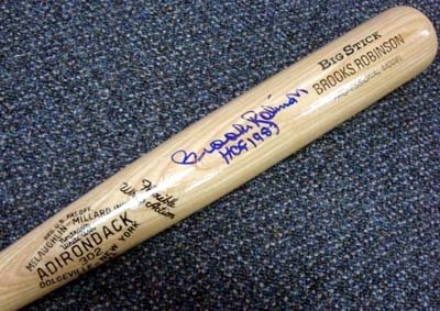 Brooks Robinson Autographed/Hand Signed Rawlings Bat HOF 83 PSA/DNA