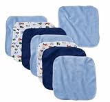 Newborn Gerber Blues 8pk Washcloth