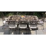 Alfresco Home 21-4005 Galileo Rect Group Outdoor Dining Set