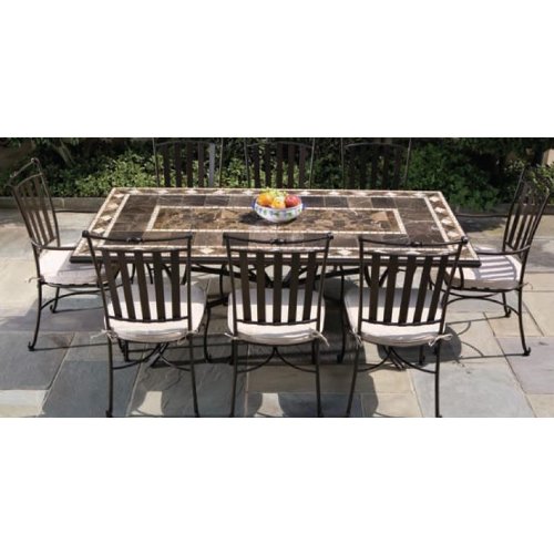 Alfresco Home 21-4005 Galileo Rect Group Outdoor Dining Set product image