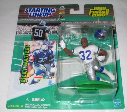 NFL Action Figure: 1999 Ricky Watters NFL Starting Lineup-NFL Action Figure-National Football League Action Figure-National Football League Figures-NFL Figures-National Football League-NFL
